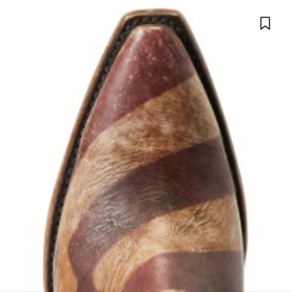 Ariat Women's Dixon "Old Patriot" Western Booties - Snip Toe (10) - Picture 5 of 7